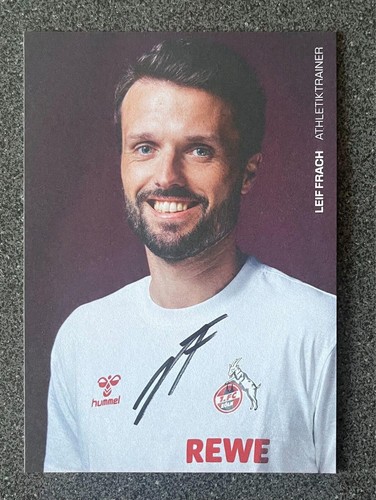 Leif frach autograph card - leif,