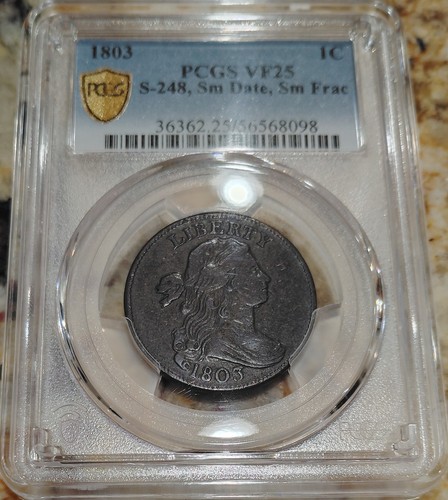 1803 busto - (sm, frac)