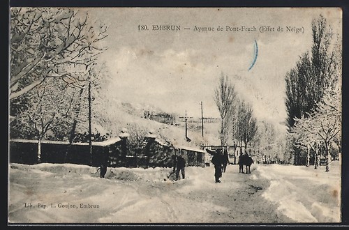 Cpa embrun avenue de - avenue,