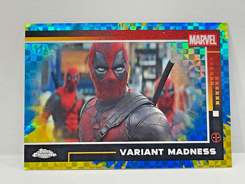 2025 topps chrome deadpool 95 - topps,