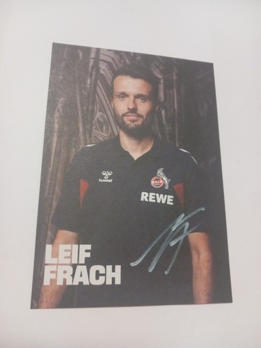 Signed postcard leif - leif, frach